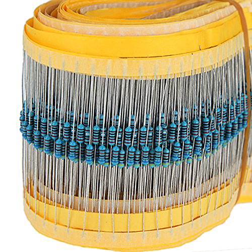 Rosenice Widerstand Farbcode 2500pcs 50 Werte 14W 0,25W 1 % Metall Film Widerstände Sortiment Kit Set (1 Ohm-10Mohm) - 2
