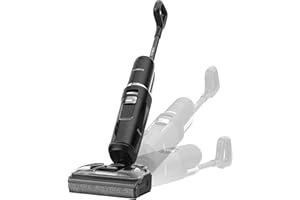 Tineco Floor ONE S7 Stretch Ultra Bezprzewodowy Odkurzacze na sucho i mokro, zapobiegająca splątaniu 180°, czas pracy 50 minut, samooczyszczanie Flashdry 85℃, dwustronne czyszczenie krawędzi