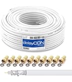 Wittenberg 7 M Quattro-LNB Anschlusskabel 100dB Schirmungsmaß Und Konf