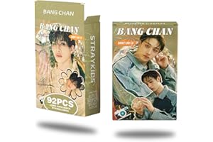 SUJEBKC SK - 92 Tarjetas Fotográficas para Niños Callejeros,Photocards SKZ,Tarjetas De Lomo De Regalo para Niños Callejeros y Niñas (Bangchan)