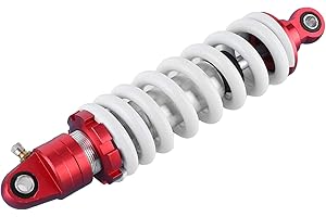 Qiilu Amortiguador Trasero de 295 mm para Motocicleta, ciclomotor, Quad, Motocross, ATV.