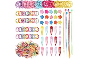 OPOPARK 786 Stücke Haargummis Mädchen Set, Haargummis Kinder Baby Haarschmuck Mädchen Klein Elastische Haargummis für Mädchen Baby Kleinkinder