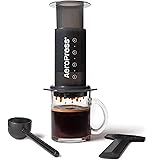 Aeropress Orijinal Kahve ve Espresso Makinesi, Barista Seviyesi, Odacıklı Portatif Kahve Makinesi, Piston ve Filtreler, Hızlı