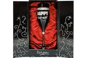 FRAMAN Copa Cava (CHAMPÁN) para Regalo Original DE CUMPLEAÑOS, con GRABACIÓN Happy Birthday