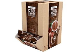 ‎COCOA FANTASY Cocoa Fantasy Dark dunkle Trinkschokolade, 100 Portionsbeutel à 25 g, Kakaopulver für heiße Schokolade, 30% Kakaoanteil, 100 x 25 g