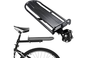 Elepl Porte Bagage Vélo Arrière Réglable Porte Bagage Velo Capacité de Charge Maximale de 10 kg Porte Bagage VTT Alliage Aluminium pour Cyclisme Montagne Cargaison Carrier Rack