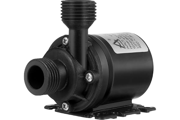 UEETEK DC 12V Pompe à eau submersible sans balai 800L / H 5M pour système de circulation d'eau de système de circulation solaire de la piscine Fontaine