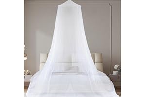 SFSSHUI Moskitonetz,Moskitonetz Doppelbett,Insektennetz Bett,Moskitonetz Bett Weiss,Moskitonetz Bett für Doppelbett Einzelbett,Fliegennetz Moskitonetze für Reise und zu Hause Indoor Outdoor.