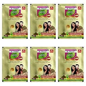 Sterling Naturals Megha Mehandi M4 (Natural Burgundy) - 15g (Pack Of 6)