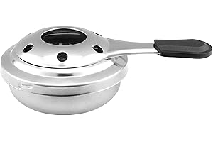 HIFONI Fornnellino Ad Alcool,Bruciatore,Bruciatore Ad Alcol,Stufa Ad Alcool Acciaio Inox Bruciatore Di Alcol Per Fonduta, Bruciatore Ad Alcol Gelato Per Il Campeggio All'Aperto Fornellino Per Fonduta Alcool