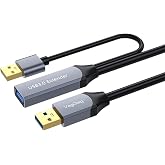 Veggieg USB 3.0 Uzatma Kablosu Sinyal G&uuml;&ccedil;lendirici Extender Destekli USB-A Uzatıcı Kablo 15 Metre