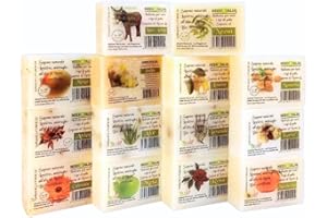 ARGAN ITALIA - Set 12 Saponette Profumate con Olio di Neem (100 gr) Sapone Antibatterico per Viso, Mani e Corpo, Sapone Naturale Biologico Certificato Prodotto in Italia, Ideale come Regalo Donna Uomo