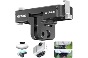 Honbobo Soporte magnético para Insta360 GO Ultra, Soporte de liberación rápida Accesorios para Insta360 GO Ultra