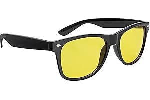 ‎WEDO WEDO Nachtsichtbrille für Autofahrer – polarisierende gelbe Gläser, blendfreie Sicht bei Nacht & Nebel, ISO-konform, inkl. Etui & Anleitung