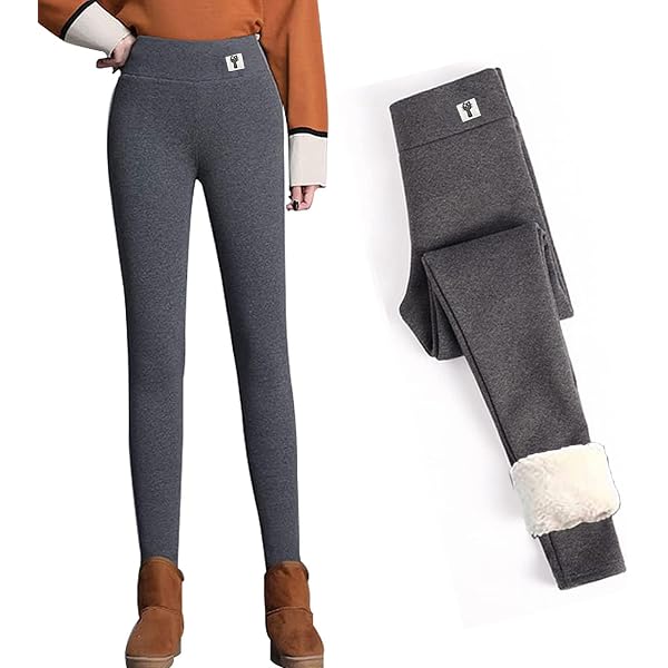 JIANROU Legging Polaire Femme Hiver Thermique Chaud Et Doux Collant
