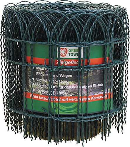 Ziergeflecht Ziergitter grün 650mm 25m
