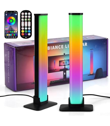 Luz De Recogida RGB, Barra De Sonido Inteligente, Ritmo Musical, Lámpara LED Ambiental De Noche Con Control Por Aplicación Para TV, Ordenador, Lámpara De Decoración De Critorio - AliExprs 39