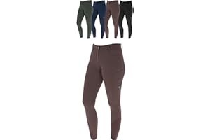 Covalliero - Damen Reithose Silikon Vollbesatz | Reitleggings mit 2 Handytaschen | Herbst & Winter Reiterhose | atmungsaktiv & elastisch | Reitbekleidung in vielen Farben & Größen