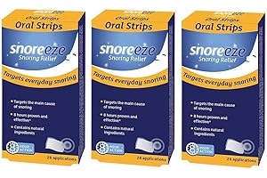 Triple Pack- Snoreeze Snoring Relief Oral Strips 28