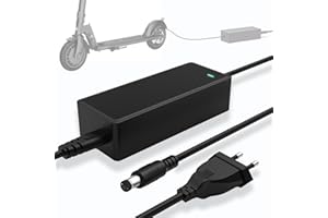 MEZELON Chargeur Trotinette Electrique 42V 2A, Chargeur de 36V Batterie pour Scooter Electrique, pour GOTRAX, Hiboy, Swagtron, Jetson, The-Urban et Plus Encore, 5.5mmx2.5mm Connecteur