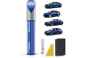 EVOOOR Deep Blue Metallic (PPSB) Nachbesserungslack für Tesla-DIY-Kit mit farblich abgestimmtem Nachbesserungslack für Model 3/Y/S/X