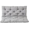 Coussin Matelassé Confortable Ambientehome Coussin Banc 100x98x8cm Gris Foncé - Intérieur/Extérieur Coton Polycoton Matelassé Tissu Coton Polycoton Coussin Matelassé Confortable Ambientehome Coussin Banc 100x98x8cm Gris Foncé - Intérieur/Extérieur Coton Polycoton Matelassé Tissu Coton Polycoton