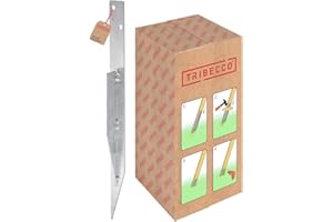 TRIBECCO® Ancrage au sol, pour la stabilisation de maisons de jeu, tours de jeu, balançoires, et bien d’autres