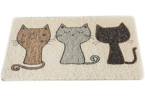 Fewao Pet Cat Litter Food Mat 2019 Door Scratch Play Activity Rug Bowl Floor Place Mats Indoor Non Slip Feeding Sleeping 40cm*60cm Heavy Duty 100% With 1Year Warranty.