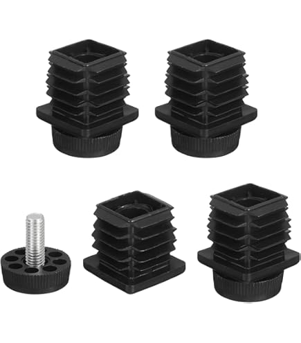 Cyclingcolors 4x Piedi Regolabile Tappo Plastica Piedino Piede - Foto 5