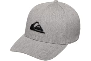 Quiksilver Homme Decades Casquette de baseball, LIGHT GREY HEATHER, Taille unique EU