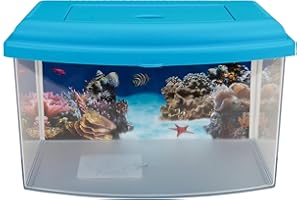 AIMÉ Aime Aquarium Plastique pour Aquariophilie - 1 Unité de couleur assortie