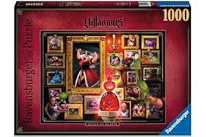 Ravensburger Puzzle 15026 Villainous. Królowa Kier 1000 Elementów Puzzle Dla Dorosłych (15026) Unikalne Elementy, Technologia Softclick - Klocki Pasują Idealnie