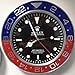 Produktbild replica Rolex 35 cm Wand GMT II Master Pepsi Metal MOVIMENT + 2 Audio-CD