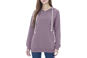 Smallshow Maternity Nursing Hoodies Women’s Long Sleeve Breastfeeding Sweatshirt