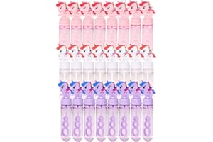 SHENGOU Mini Bolle Di Sapone Bambini,Flaconcini Bolle Di Sapone Bambini,Tubetti Bolle Di Sapone Bambini,Bolle Di Sapone Gadget,Bacchetta Bolle Di Sapone,Bolle Sapone Compleanno