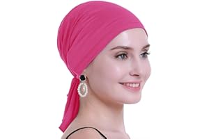 osvyo Pañuelo para la cabeza de bambú para mujeres para pérdida de cabello, turbantes, gorros, gorras, embalaje sellado