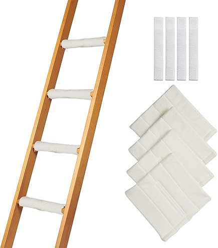 OLYCRAFT 2m/2.2 Yards Cerise Bunk Bed Ladder Pads 73mm Wide Soft Ladder Pads With Adhesive