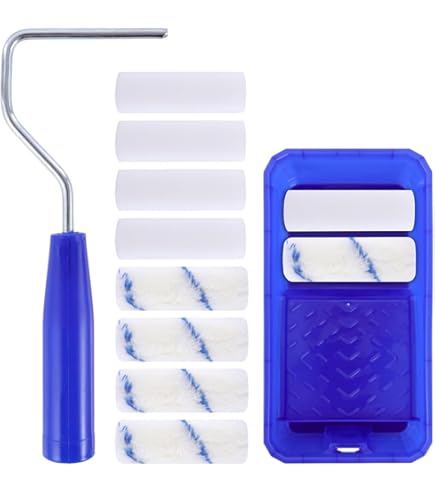 Furuising 13Pcs Small Paint Roller Set, 4 Inch & 2 Inch Roller