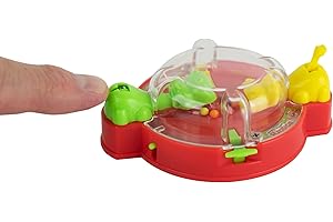 WORLDS SMALLEST Los hipopótamos hambrientos más pequeños del mundo, súper divertidos para exteriores, viajes y noche de juegos familiares, multicolor, miniatura