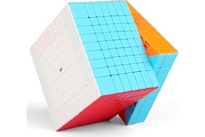 Bokefenuo QY 9x9 Speed Cube 75mm Giocattoli senza adesivi per bambini Puzzle Magic Cube