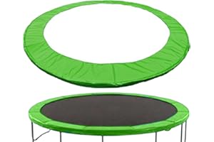 SHITAFE Copertura Bordo Trampolino, 183 244 305 cm Cuscino di Protezione del Trampolino, Cuscino di Sicurezza di Sostituzione, Resistente ai Raggi UV & Antistrappo, Ricambi T-rampolino Elastico