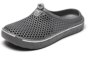 YUKTOPA Men's Women's Garden Clogs Shoes Quick Drying Rain Sandals Non Slip Beach Pool Slippers Indoor Outdoor Mules