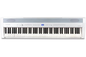Steinmayer P-60 WM Stage Piano (88 Keys, Hammer Mechanism, Velocity, 128x Polyphonic, 14 Sounds, Recording and Accompaniment Function, Includes Music Holder and Power Supply) White
