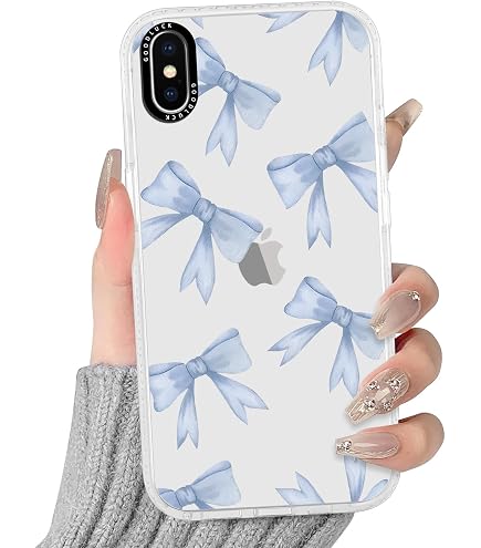 Yirlbey 2 Stück IPhone 12/12 Pro Hüllen – Transparent Mit Süßen Mustern, TPU, Stoßfest, Für Mädchen