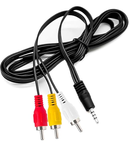 Câble AV Composite De Remplacement 1.5m Pour Appareil Photo Canon - Connexion TV, Vidéoprojecteur