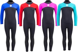 Two Bare Feet Junior Thunderclap 2.5mm Thick Neoprene Full Length Surfing Swimming Bodyboarding Wetsuit for Watersports