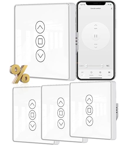 Legrand SEANO Rollladenschalter Smart Home – ZigBee 3.0, Ultraweiß Für Hohlwand
