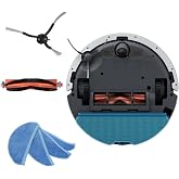 Philips HomeRun 7000 Serisi XU7000 Robot S&uuml;p&uuml;rge i&ccedil;in Yedek Par&ccedil;a Seti, Hepa Filtre, Yan Fır&ccedil;a, Mop Bezi ve Ana Fır&ccedil;a