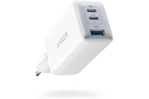 Anker Chargeur USB C (Nano II 65 W) Pod 3 ports PPS Chargeur rapide pour iPad, bloc d'alimentation USB-C compact pour MacBook Pro, iPad Pro, Galaxy S20, Dell XPS 13, Note 20, iPhone 16/15, Pixel