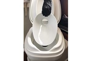 ‎TWUSCH Twusch Porzellaneinsatz passend für Thetford Toiletten - Zubehör für Camping-Toiletten Wohnmobil Caravan Wohnwagen